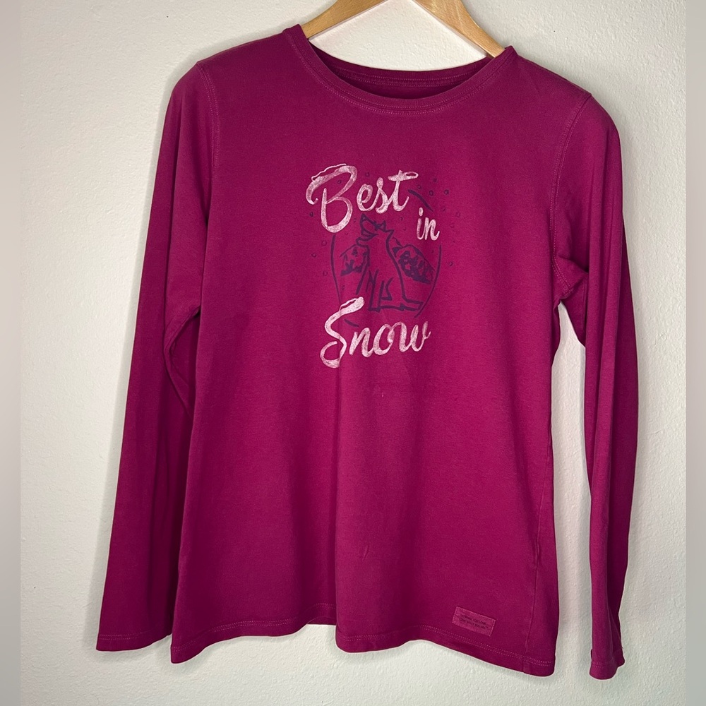 Life is Good Long Sleeve T-Shirt size M